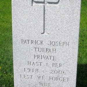 Patrick J. Tuepah (grave)