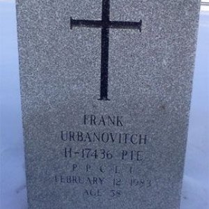 Frank Urbanovitch (grave)