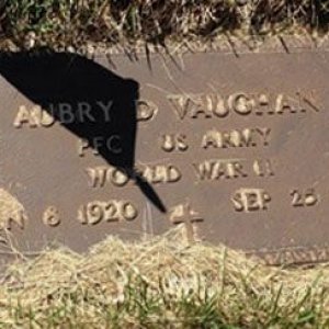 Aubry D. Vaughan (grave)