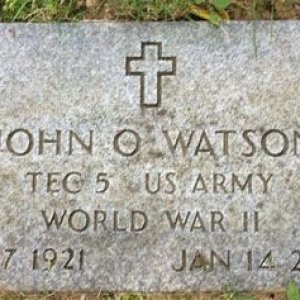 John O. Watson (grave)
