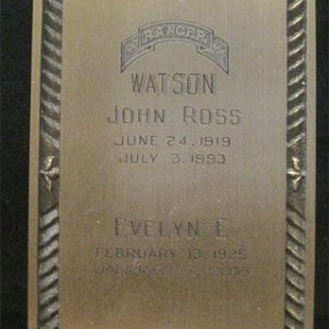 John R. Watson (grave)
