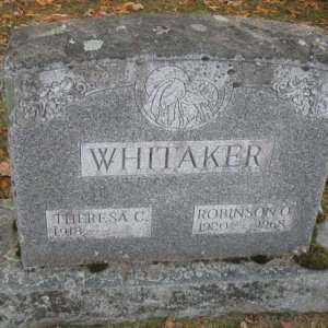 Robinson Whitaker (grave)