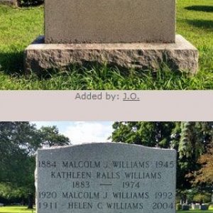 Malcolm J. Williams,Jr (grave)