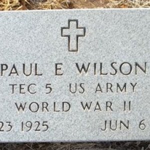 Paul E. Wilson (grave)