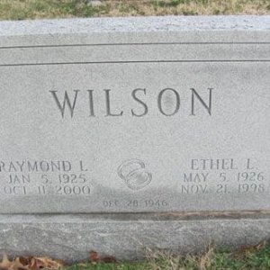 Raymond L. Wilson (grave)