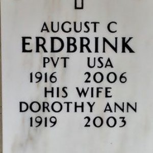 August C. Erdbrink (grave)