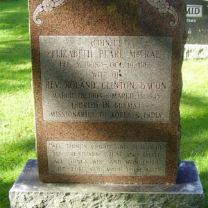 R. Bacon (memorial)