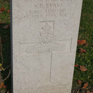 N. Evans (grave)