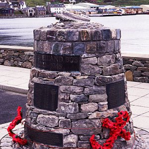 Shetland Bus Memorial,Scalloway
