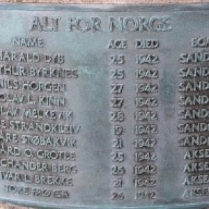Shetland Bus Memorial,plaque 2