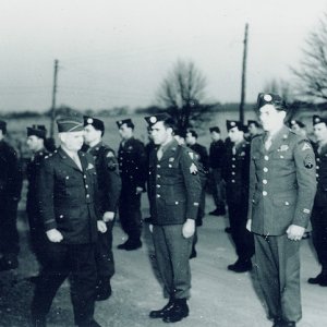 General Donovan reviewing OGs