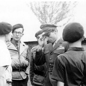 Major P. Ortiz inspecting FFI company