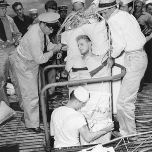 Raider injured Makin on USS Argonaut