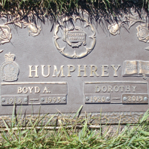 Boyd A. Humphrey (grave)