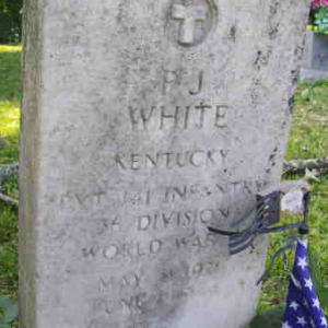 P.J. White (grave)