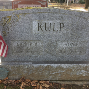 Frank R. Kulp (grave)