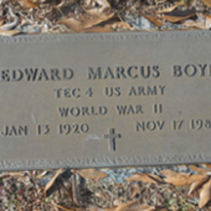 Edward M. Boye (grave)