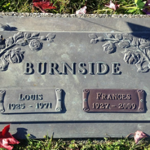 Louis Burnside (grave)