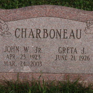 John W. Charboneau,Jr (grave)