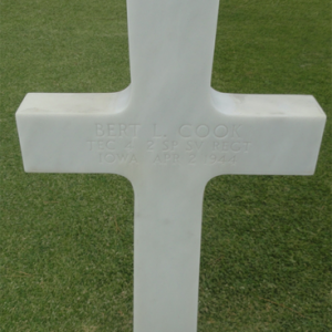 B. Cook (grave)
