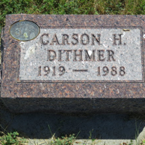Carson H. Dithmer (grave)