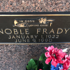 Noble Frady (grave)