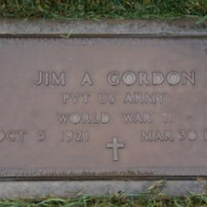 Jim A. Gordon (grave)