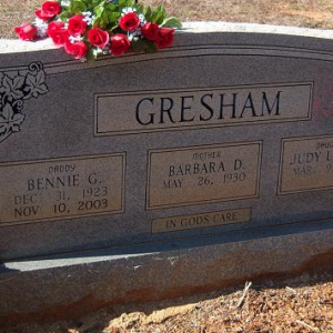 Bennie G. Gresham (grave)
