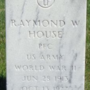 Raymond W. House (grave)