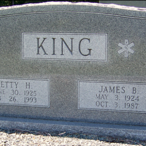 James B. King (grave)