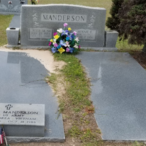 Jesse M. Manderson (grave)