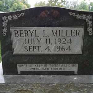 Beryl L. Miller (grave)