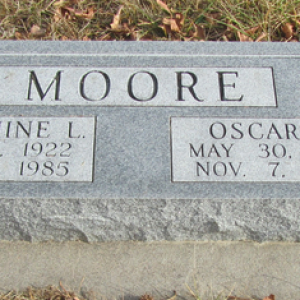 Oscar O. Moore (grave)