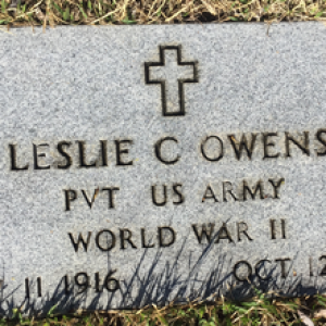 Leslie C. Owens (grave)