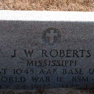J. W. Roberts (grave)