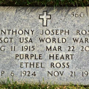 Anthony J. Ross (grave)