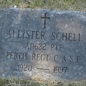 Allister Schell (grave)