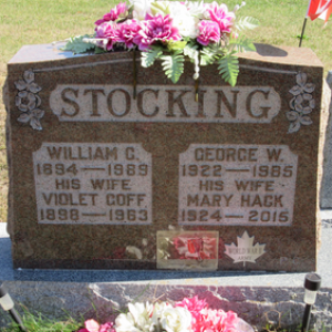 George W. Stocking (grave)