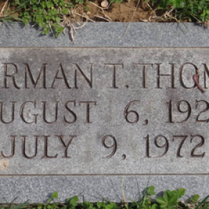 Sherman T. Thomas (grave)