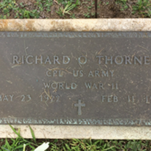 Richard O. Thorne (grave)