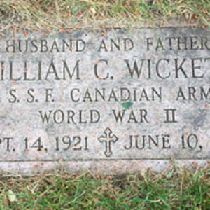 William C. Wickett (grave)