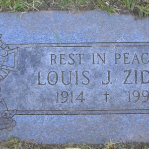 Louis J. Zidel (grave)
