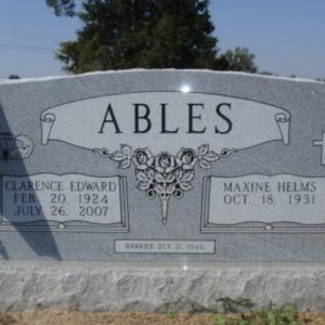 C.E. Ables (Grave)