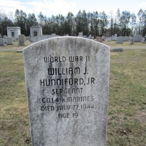 W. Hunniford (Grave)