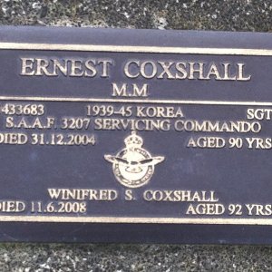 E. Coxshall (Grave)