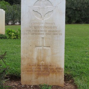 M. Bircumshaw (Grave)