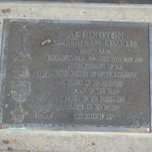 Bertram Charles Addington (Grave)
