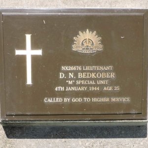D. Bedkober (Grave)