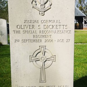 O. Dicketts (Grave)