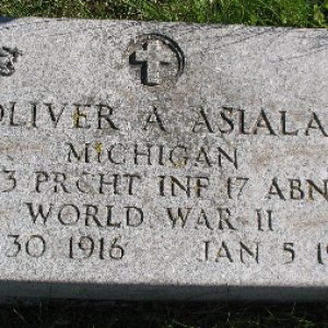 O. Asiala (Grave)